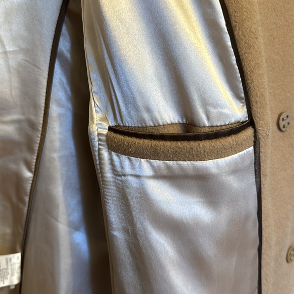 Calvin Klein wool cashmere single breasted coat - Picture 10 of 16